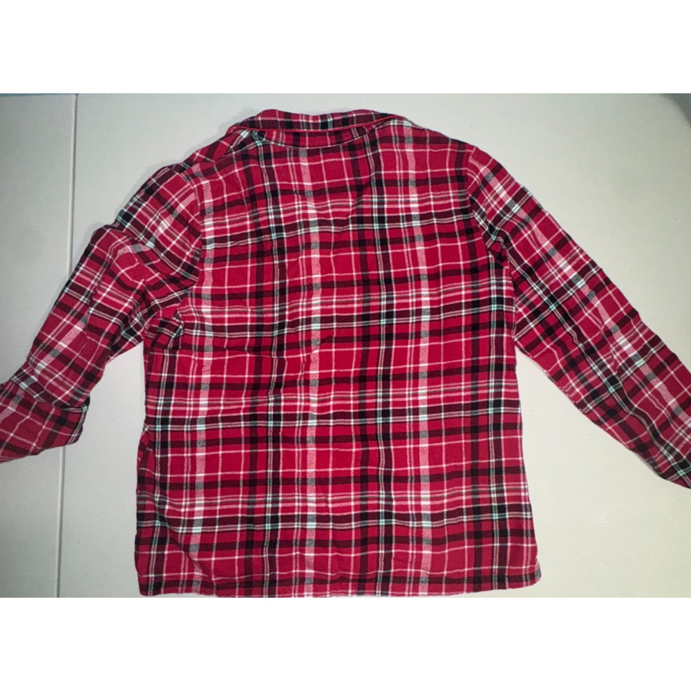 Kim‎ Rogers Womens L Pajama Set Plaid Holiday Intimates Sleepwear Warm Cozy Soft - Picture 8 of 12